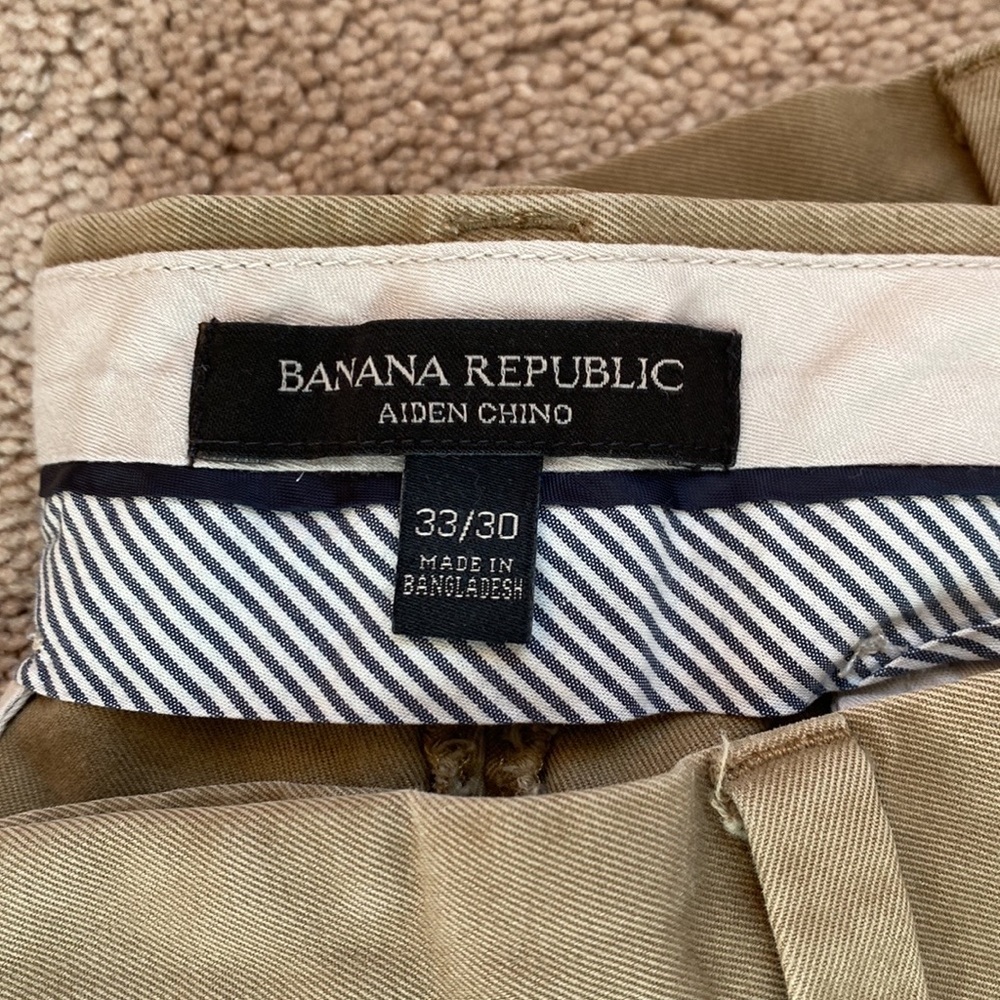Banana Republic, Kentfield Pant, 100% cotton, 33x30